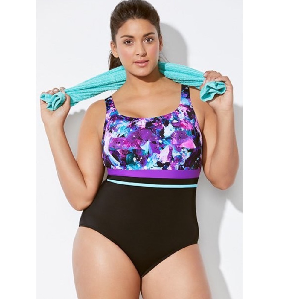 Swimsuits for all Aquabelle Empire one piece swimsuit 34